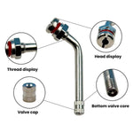 Valvola dritta per pneumatici da autobus, valvola per pneumatici tubeless, TR545D