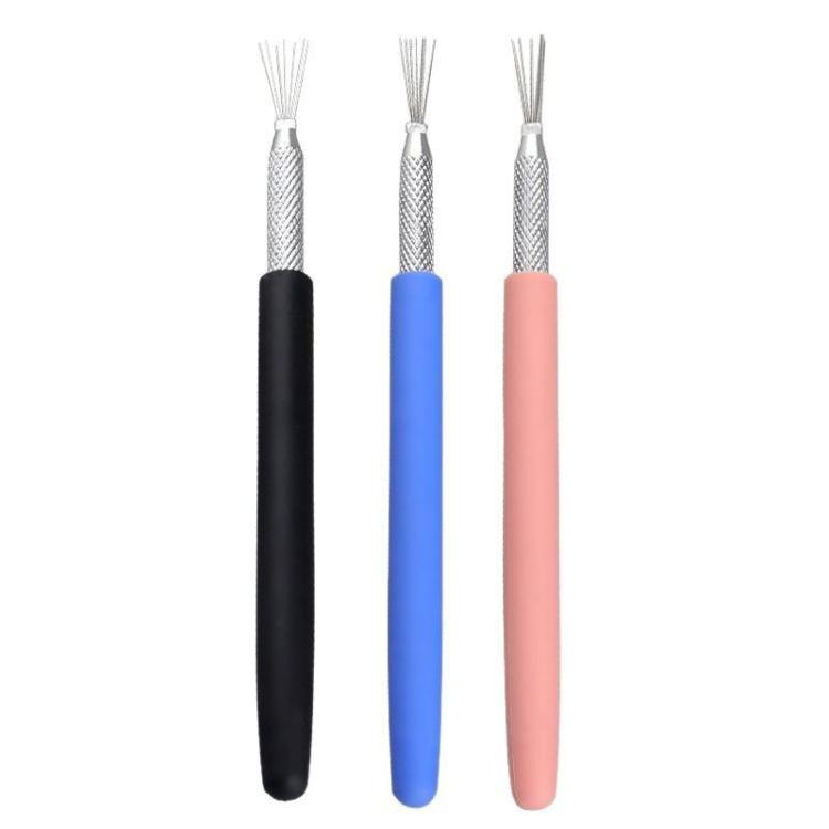 3 pezzi di strumenti per modellare e scolpire l'argilla morbida, pennello per texture di argilla, ausili per il fai da te, 3pcs Texture Brush