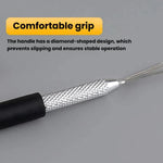 3 pezzi di strumenti per modellare e scolpire l'argilla morbida, pennello per texture di argilla, ausili per il fai da te, 3pcs Texture Brush