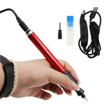 Penna smerigliatrice elettrica a penna in lega di alluminio con velocità regolabile tramite USB, 5V, per incisione e intaglio del metallo, strumento fai-da-te
