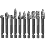 Lima rotante a doppia scanalatura in acciaio legato per lavorazione del legno, intaglio, alesatura e scanalatura, testa di rettifica, AXE1020, DX1009, EX1016, FX1020, GC1020, HX1025, LX1025, MX1020, NX1010, CX1020
