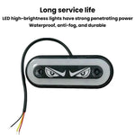 BD-0141 Luce stroboscopica universale impermeabile ad alta luminosità 12V/24V per cassone di camion e luce di posizione laterale