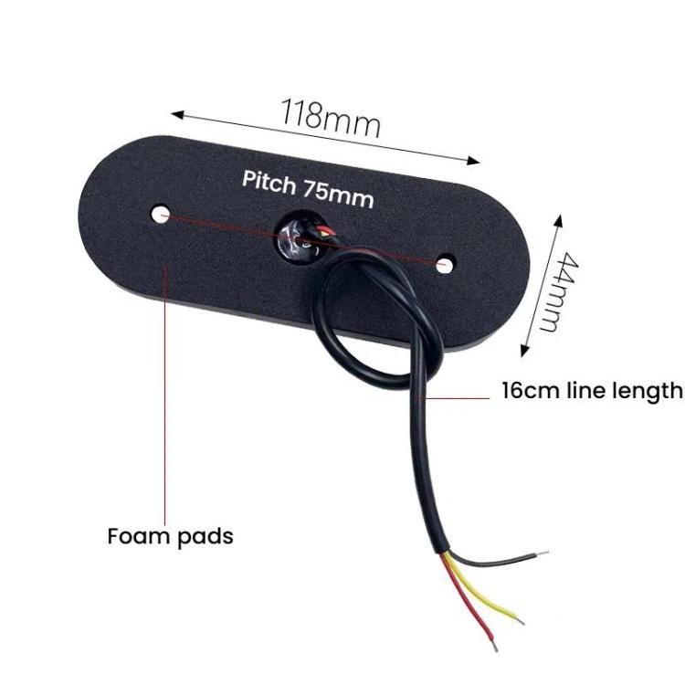BD-0141 Luce stroboscopica universale impermeabile ad alta luminosità 12V/24V per cassone di camion e luce di posizione laterale
