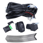 Kit di cablaggio per interruttore indicatori di direzione UTV con relè automobilistico impermeabile da 12 V, Headlight Model With Rock Light Wiring Harness, Bar Light Model With Flagpole Light Wiring Harness                                             ...