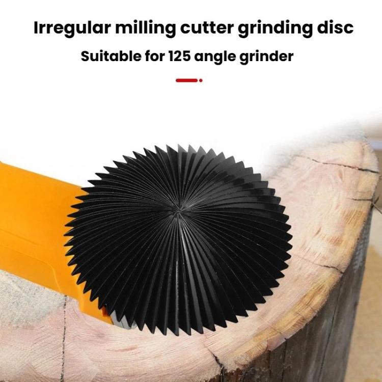 Fresa sagomata Disco abrasivo per lavorazione del legno Levigatura Intaglio Testa metallica Smerigliatrice angolare Testa per levigatura metalli, M14