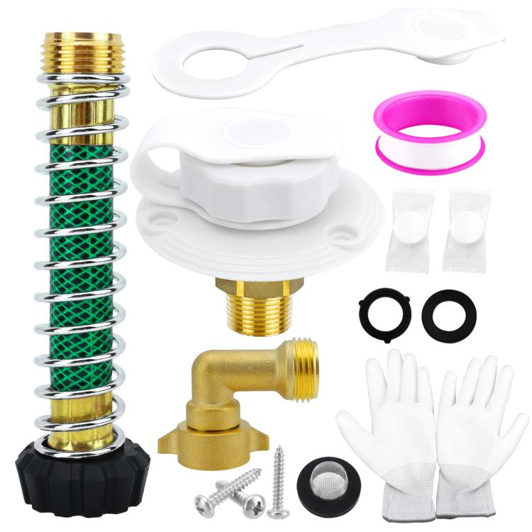 Kit montaggio valvola di ritegno ingresso acqua in ottone
