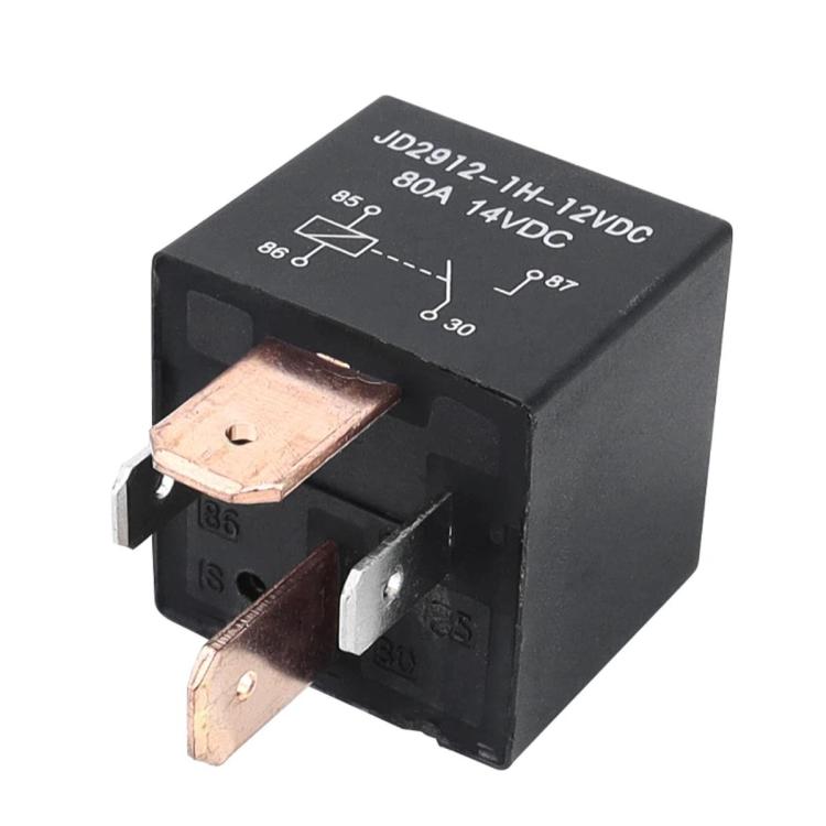 Scatola portafusibili impermeabile a 6 vie per moto, 12V/80A, con relè di avviamento.
