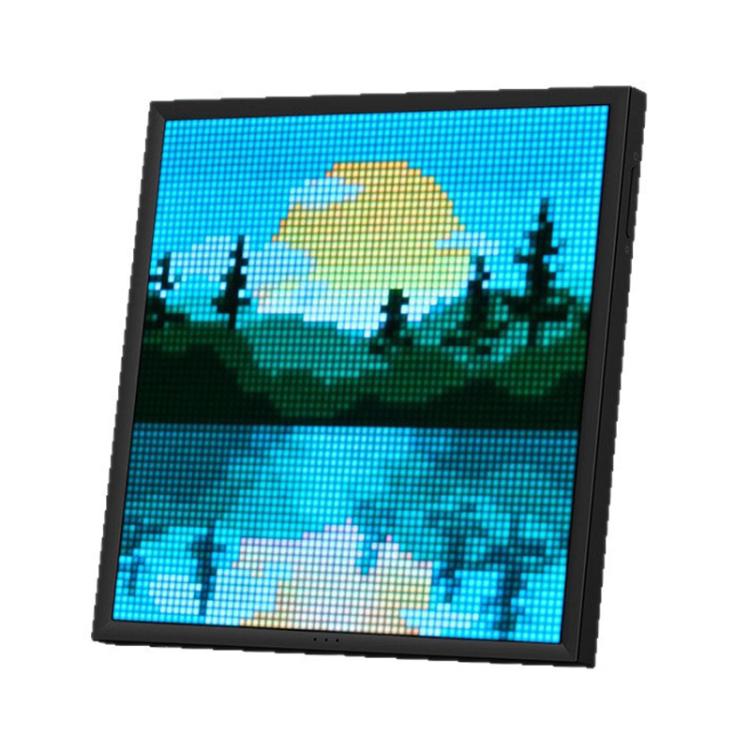 Sveglia con cornice portafoto fai-da-te e cicalino, con schermo dinamico Smart Pixel., Divoom 16 x 16, Divoom 64 x 64