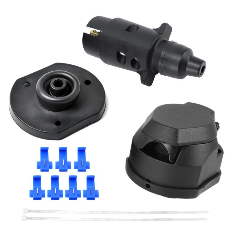 Kit prese impermeabili auto 7 pin 12V nylon standard europeo