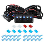 Kit di cablaggio per striscia LED con interruttore di alimentazione a 12V e fusibile, 2-key, 3-key, 4-key, 5-key