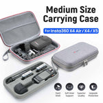 Custodia media aMaginsn per Insta360 X4 Air/X4/X5: guscio rigido in EVA con interno morbido rimovibile., For Insta360 X4 Air/X4/X5