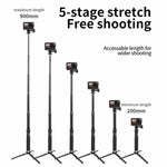 Telesin - Asta per selfie da 0,9 m, monopiede e treppiede compatibile con action camera e smartphone., Aluminum Alloy Tripod, Plastic Tripod