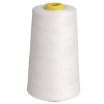 Filo da cucito per uso domestico, filo di poliestere fine per cucire abiti, Extra Large Volume White 701, Extra Large Volume Black 325, Medium Volume White 701, Medium Volume Black 325, Medium Volume Bleached 301, White 701, Brown 870, Black 325, Gray 366