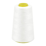 Filo da cucito per uso domestico, filo di poliestere fine per cucire abiti, Extra Large Volume White 701, Extra Large Volume Black 325, Medium Volume White 701, Medium Volume Black 325, Medium Volume Bleached 301, White 701, Brown 870, Black 325, Gray 366