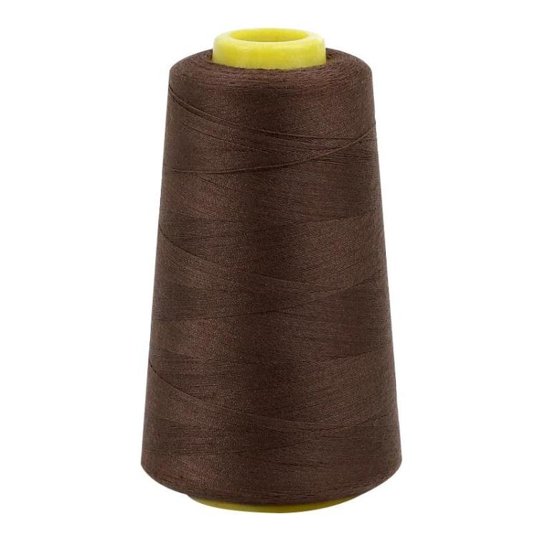 Filo da cucito per uso domestico, filo di poliestere fine per cucire abiti, Extra Large Volume White 701, Extra Large Volume Black 325, Medium Volume White 701, Medium Volume Black 325, Medium Volume Bleached 301, White 701, Brown 870, Black 325, Gray 366