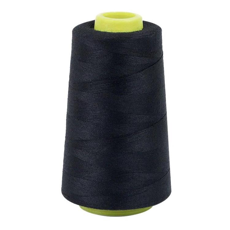 Filo da cucito per uso domestico, filo di poliestere fine per cucire abiti, Extra Large Volume White 701, Extra Large Volume Black 325, Medium Volume White 701, Medium Volume Black 325, Medium Volume Bleached 301, White 701, Brown 870, Black 325, Gray 366