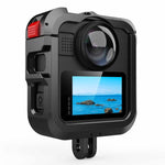 Kit gabbia protettiva in lega di alluminio per GoPro MAX2 con doppio attacco a slitta., Kit A, Kit B