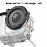 Per Insta360 GO Ultra, kit custodia impermeabile fino a 60 m con doppio attacco a slitta.