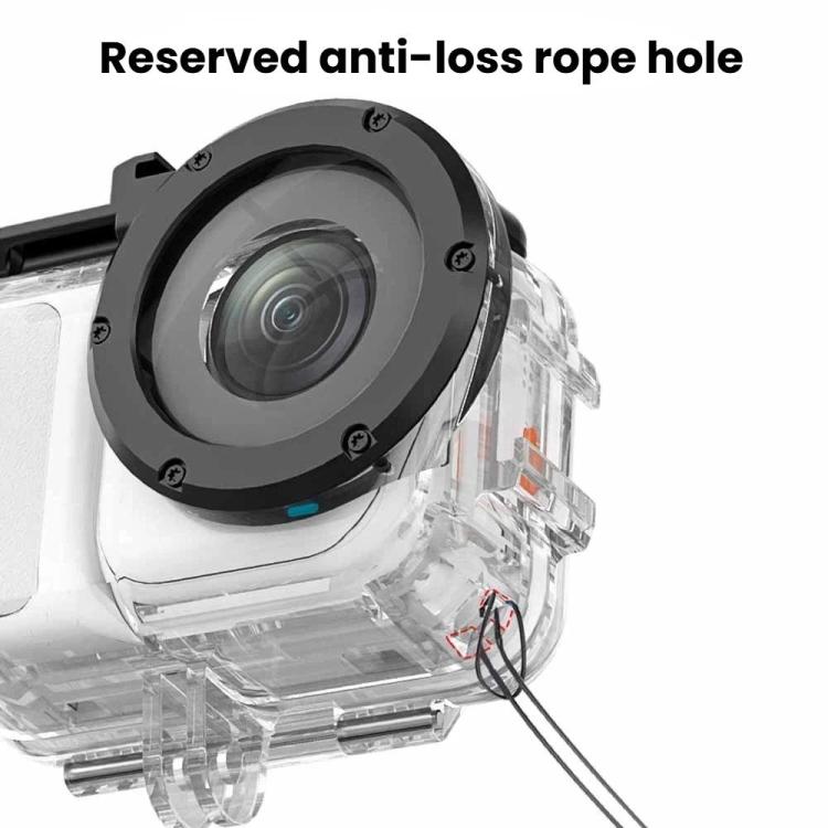 Per Insta360 GO Ultra, kit custodia impermeabile fino a 60 m con doppio attacco a slitta.