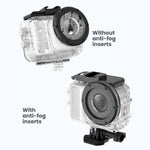 Per Insta360 GO Ultra, kit custodia impermeabile fino a 60 m con doppio attacco a slitta.