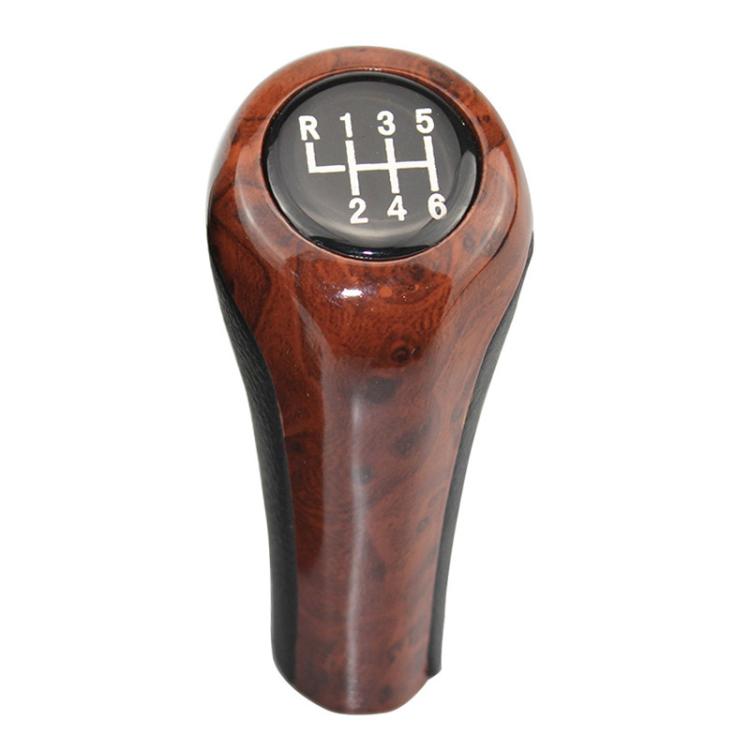 Pomello leva cambio effetto legno per auto BMW 5-6 marce