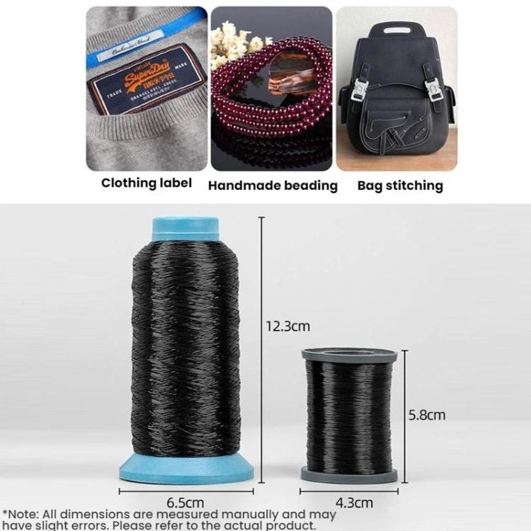 Cucito a mano con filo invisibile in nylon a filamento ultrafine, Transparent Small Roll 0.25mm, Black Small Roll 0.25mm, Transparent Large Roll 0.10mm, Black Large Roll 0.10mm, Transparent Large Roll 0.15mm, Black Large Roll 0.15mm                    ...