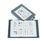 Libro di punti ricamo fai-da-te con 10 pagine per appassionati di cucito a mano e lavori artigianali con la biancheria., Only Book, Needle and Thread Combo, Sewing Kit