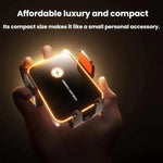 SD15 Supporto elettrico da 15 W per bocchetta dell'aria dell'auto con bloccaggio automatico, collegamento a 3 assi, caricabatterie wireless per telefono con luce ambientale, SD15