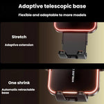 SD15 Supporto elettrico da 15 W per bocchetta dell'aria dell'auto con bloccaggio automatico, collegamento a 3 assi, caricabatterie wireless per telefono con luce ambientale, SD15