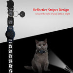 Collare di localizzazione per gatti con localizzatore GPS S10, Compatible with Apple Find My, Compatible with Google Find My, Dual System for iOS & Android