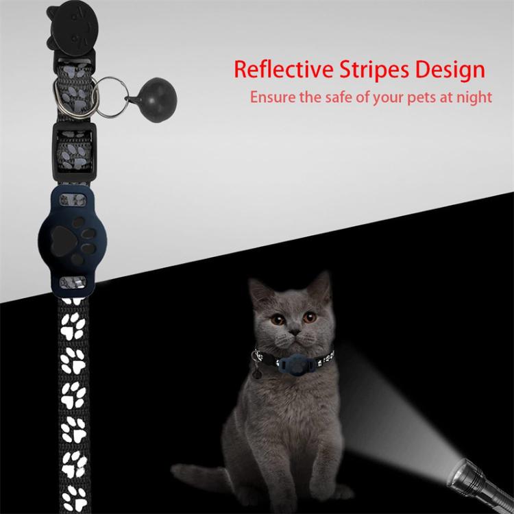 Collare di localizzazione per gatti con localizzatore GPS S10, Compatible with Apple Find My, Compatible with Google Find My, Dual System for iOS & Android