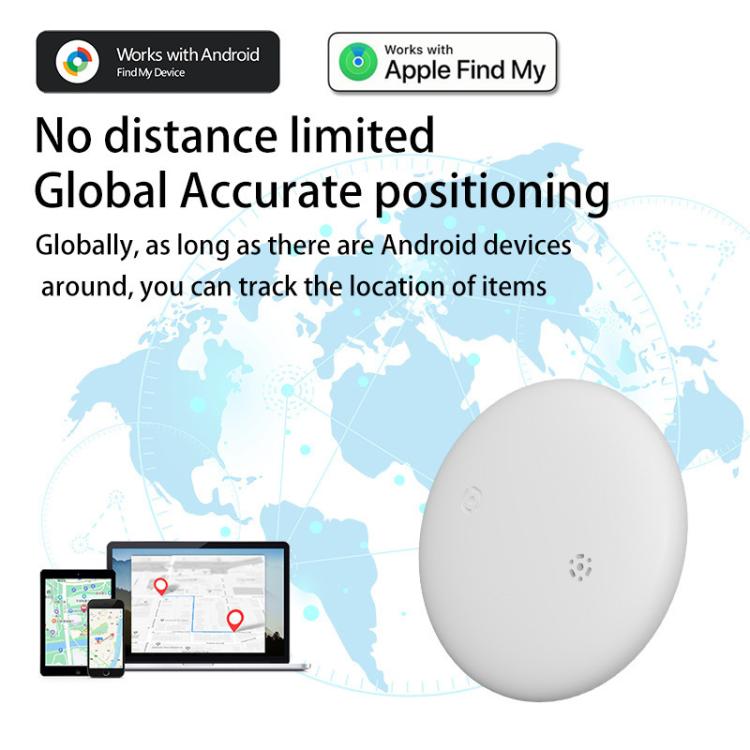 Collare di localizzazione per gatti con localizzatore GPS S10, Compatible with Apple Find My, Compatible with Google Find My, Dual System for iOS & Android