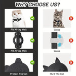 Collare di localizzazione per gatti con localizzatore GPS S10, Compatible with Apple Find My, Compatible with Google Find My, Dual System for iOS & Android