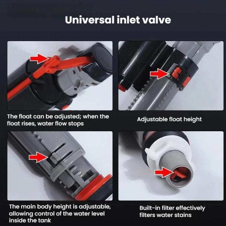 Serbatoio WC universale per scarico WC P, Water Inlet Valve, 20cm Drainage Valve, 24cm Drainage Valve, 28cm Drainage Valve, Water Inlet Valve+20cm Drainage Valve, Water Inlet Valve+24cm Drainage Valve, Water Inlet Valve+28cm Drainage Valve             ...
