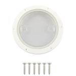 Telo di copertura rotondo trasparente in nylon per yacht/imbarcazioni, 4 inch, 6 inch, 8 inch, 4 inch With Screws, 6 inch With Screws, 8 inch With Screws
