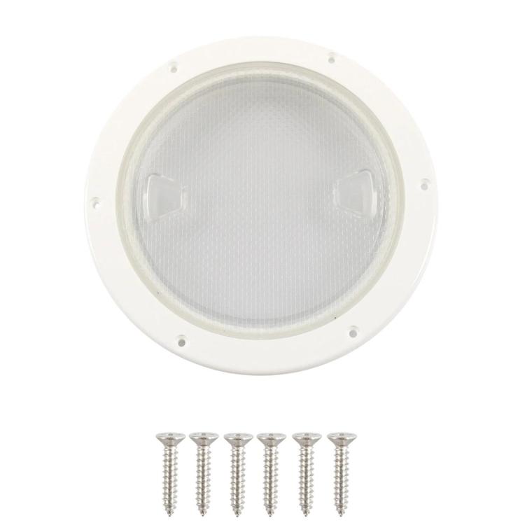 Telo di copertura rotondo trasparente in nylon per yacht/imbarcazioni, 4 inch, 6 inch, 8 inch, 4 inch With Screws, 6 inch With Screws, 8 inch With Screws