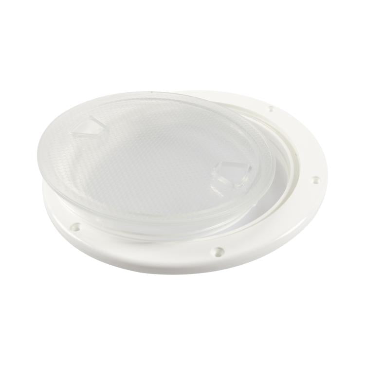 Telo di copertura rotondo trasparente in nylon per yacht/imbarcazioni, 4 inch, 6 inch, 8 inch, 4 inch With Screws, 6 inch With Screws, 8 inch With Screws