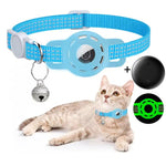 Collare di localizzazione per gatti con localizzatore GPS S10, Compatible with Apple Find My, Compatible with Google Find My, Dual System for iOS & Android