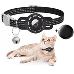 Collare di localizzazione per gatti con localizzatore GPS S10, Compatible with Apple Find My, Compatible with Google Find My, Dual System for iOS & Android