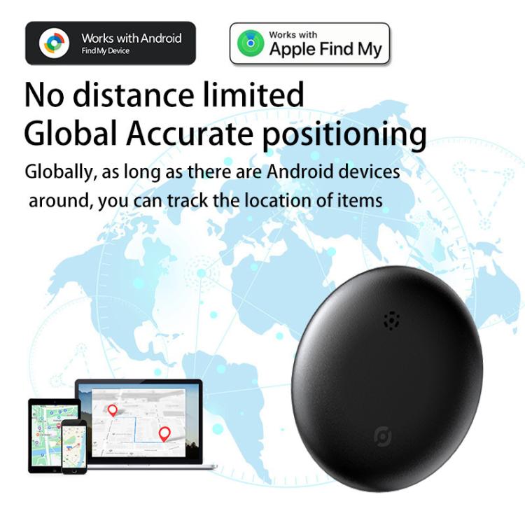 Collare di localizzazione per gatti con localizzatore GPS S10, Compatible with Apple Find My, Compatible with Google Find My, Dual System for iOS & Android