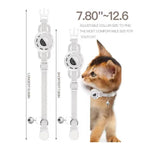 Collare di localizzazione per gatti con localizzatore GPS S10, Compatible with Apple Find My, Compatible with Google Find My, Dual System for iOS & Android