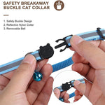 Supporto in silicone impermeabile per collare per gatti AirTag di seconda generazione / AirTag di prima generazione con fibbia di sicurezza a sgancio rapido e ciondolo a forma di pesce e campanellino.