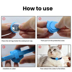 Supporto in silicone impermeabile per collare per gatti AirTag di seconda generazione / AirTag di prima generazione con fibbia di sicurezza a sgancio rapido e ciondolo a forma di pesce e campanellino.