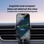 Supporto per telefono da auto M7 con fissaggio a gravità tramite bocchetta dell'aria e clip anticaduta., M7
