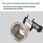Set di raccordi per tubo di scarico antiodore per lavabo da cucina in acciaio inox, Double Slot 0.6m Tailpipe, Double Slot S-bend, Double Slot 1m Tailpipe