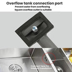 Set di raccordi per tubo di scarico antiodore per lavabo da cucina in acciaio inox, Double Slot 0.6m Tailpipe, Double Slot S-bend, Double Slot 1m Tailpipe