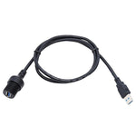 Cavo di prolunga da maschio a femmina da 1 m per cruscotto di auto, barca, yacht, AMAF, per connessione dati e ricarica., USB3.0, USB2.0