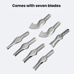Set di coltelli per incisione e stampa, coltello combinato per incisione su legno, 8pcs /Set