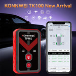 KONNWEI Tire Pressure Monitoring System Connector Supports Bluetooth Version 5.2, TK100