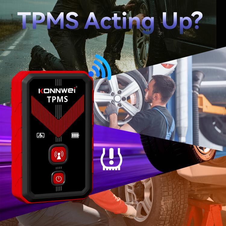 KONNWEI Tire Pressure Monitoring System Connector Supports Bluetooth Version 5.2, TK100